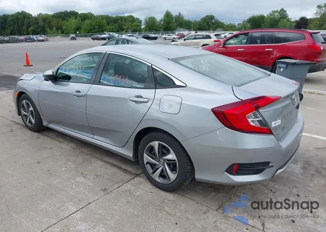 2019 Honda Civic Lx из США, поврежденный, VIN 2HGFC2F69KH582818